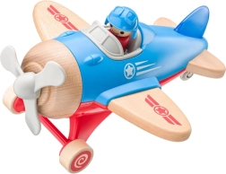 Veliko igralno letalo s pilotom, svetleči in zvočni učinki