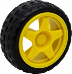 plastično kolo z pnevmatiko za Arduino robota 65 mm