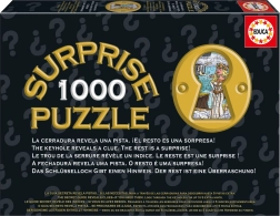 Presenečenje puzzle okrogla miza vitezev 1000 koščkov