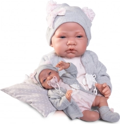 Antonio Juan - realistična lutka dojenček z mehkim tekstilnim telesom 42 cm