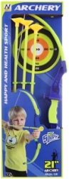 Otroški plastični lok s tarčo in puščicami s priseskom