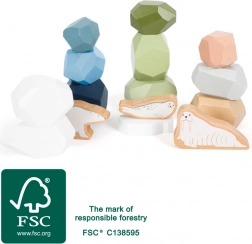 Leseni balansirni kamni Arctic