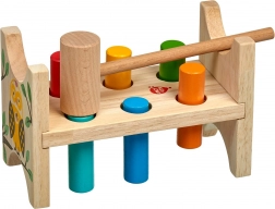 Lesna sova, lesena tolkalna klopca Lucy & Leo