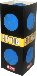 EFKO foam balls for soft tennis, blue 6.5 cm - 2 pieces