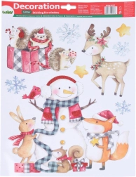 Božični okenski okras 41 × 29 cm