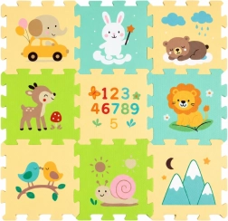 Petite&Mars penaste talne puzzle Nexli forest friends (9 kosov)