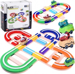 komplet proga z dinozavri, 143 delov