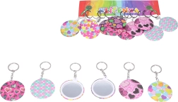 Obesek za ključe z ogledalcem – mešanica barv