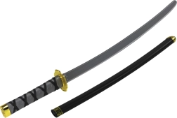 Samurajski meč z nožnico