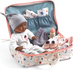 Darilni kovček s punčko The Cerise znamke Djeco