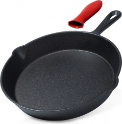 Litoželezna ponev s silikonskim nastavkom 25 cm