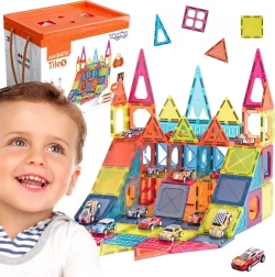 Woopie magnetne sestavljanke 7,5 cm – parkirišče 112 delov