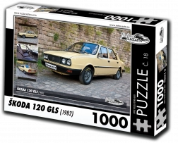 Sestavljanka RETRO-AVTOMOBILI Škoda 120 GLS 1000 koščkov