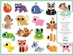 Nalepke za najmlajše - Igriva živalska mladička