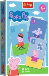 Kartaška igra Tri v vrsto Črni Peter PEPPA PIG od Trefl