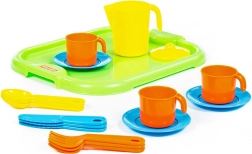 Čajni set za tri z pladnjem