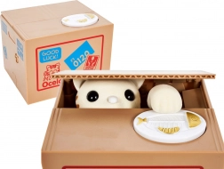 Interaktivni hranilnik s mucko, ki krade kovance