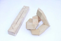 Lesena miselna sestavljanka Kača Naravna