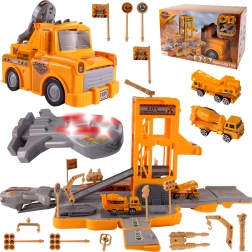 Gradbeno parkirišče, ki se preobrazi v avto