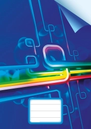 Reas-Pack šolski zvezek A5, brez črt, 10 listov, moder