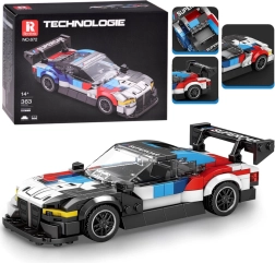 Tehnični konstrukcijski komplet dirkalni superavto s krilom, 363 kosov