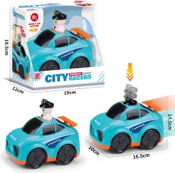 Policijski avto s potisnim mehanizmom