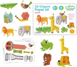 Woopie ART&FUN kreativni 3D origami set – izdelajte 10 živalic