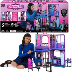 Monster High Boo-tique hotel – strašljiva zložljiva hotelska hišica z pohištvom in dodatki