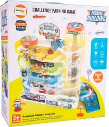 parkirna garaža s 5 nadstropji in 6 avtomobilčki