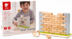 Lesena ravnotežna igra padla kokoš CLASSIC WORLD, 44 delov