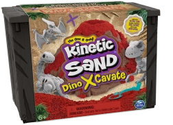 Kinetic Sand Dino X-Cavate izkopavalni komplet z okostjem dinozavra in dodatki
