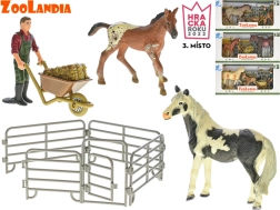 Figurice Zoolandia s konjem, žrebičkom in dodatki – 1 kos