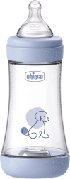 Chicco protikolikova steklenička Perfect5 240 ml s cucljem Physio, srednji pretok 2m+