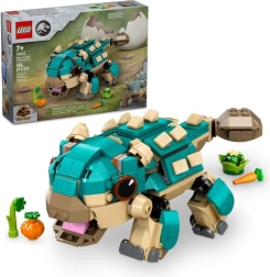 LEGO Jurassic World mali ankilozaver Bumpy – sestavljanka za otroke