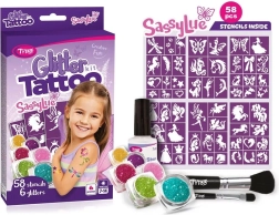 SassyLue velika set bleščečih tetovaž za deklice
