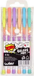 Gel pisala Mavrica – set 6 kos