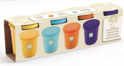 Barvna modelina DJECO - 4 naravne barve