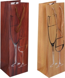 Darilna vrečka za steklenico srednje velikosti