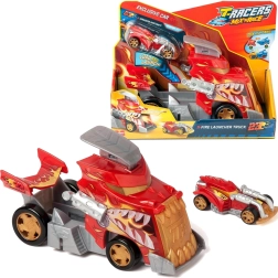 T-Racers Mix ’N Race Fire Launcher Truck – tovorno vozilo z izstreljevalnikom