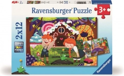 Ravensburger sestavljanka Čarobni svet pravljic 2×12 koščkov