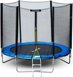 Vrtna trampolina z zunanjo zaščitno mrežo 10 ft (304–312 cm) + lestev