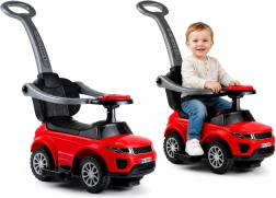 Otroški poganjalec z vodilno palico SPORT CAR, rdeč