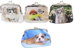 Denarnica z živalicami iz umetnega usnja