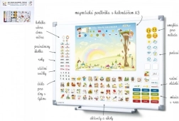 Magnetni koledar za otroke - Vrtec s 114 magneti