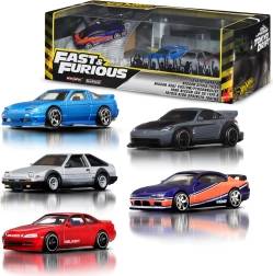 Hot Wheels Hitri in drzni – komplet 5 kovinskih avtomobilčkov FAST & FURIOUS