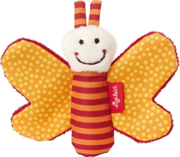 Sigikid first comforter blue butterfly with crinkle tab