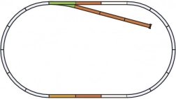 Piko komplet tirov B s slepim tirom H0