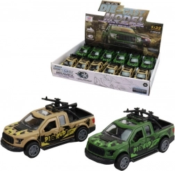 Avto s kovinsko konstrukcijo in povratnim hodom