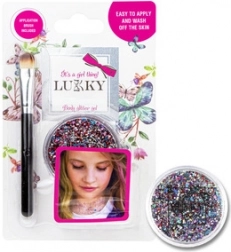 Lukky bleščeči gel za telo z aplikatorjem