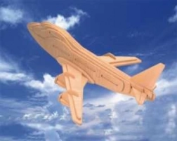 Woodcraft Lesene 3D Sestavljanke Letalo Boeing